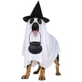 thumbnail image 2 of Roiihwy Halloween Dog Costumes, Ghost Cute Party Halloween Costumes Trick or Treat Party Cosplay White Ghost Costume for Dog Cat, 2 of 7