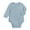 Blue, variant on Emy Dola Unisex Baby Long Sleeve Side-Snap Bodysuit Onesies Mitten Cuff Rompers For 0-24M Newborn Infant Girls and Boys