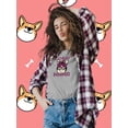 thumbnail image 2 of Corgi Mama T-Shirt Women -Image by Shutterstock, Female 3X-Large, 2 of 4