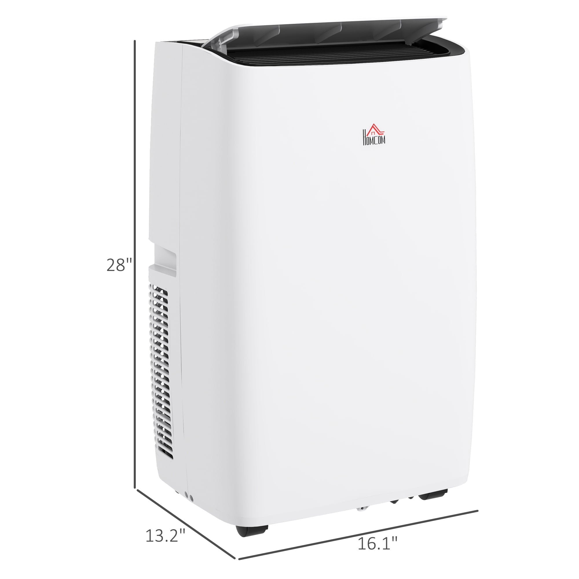 HOMCOM 12,000 BTU Portable Air Conditioner, White