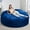 Blue, variant on Hobestluk 6FT Bean Bag Chair Bean Bag Chairs for Adults Giant Bean Chairs with Velvet Cover, Memory Foam BeanBag Chair Fluffy BeanBag Chairs for Living Room, Bedroom- Black (70" x 70" x 15")