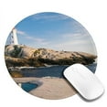 thumbnail image 2 of Disketp Lighthouse Small Mouse Pad 7.9x7.9 Inches,Washable Round Mousepad For Office Laptop Computer,Non-Slip Rubber Base Mouse Pads For Wireless Mouse, 2 of 9