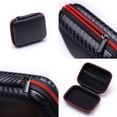 thumbnail image 4 of WeDecorBay Portable Digital Accessory Storage Bag Compact Earphone Organizer Shock Resistant Dividers Durable Zipper 1Pcs Small Item Storage Bag Travel Business Trips Red,Free Size, 4 of 7