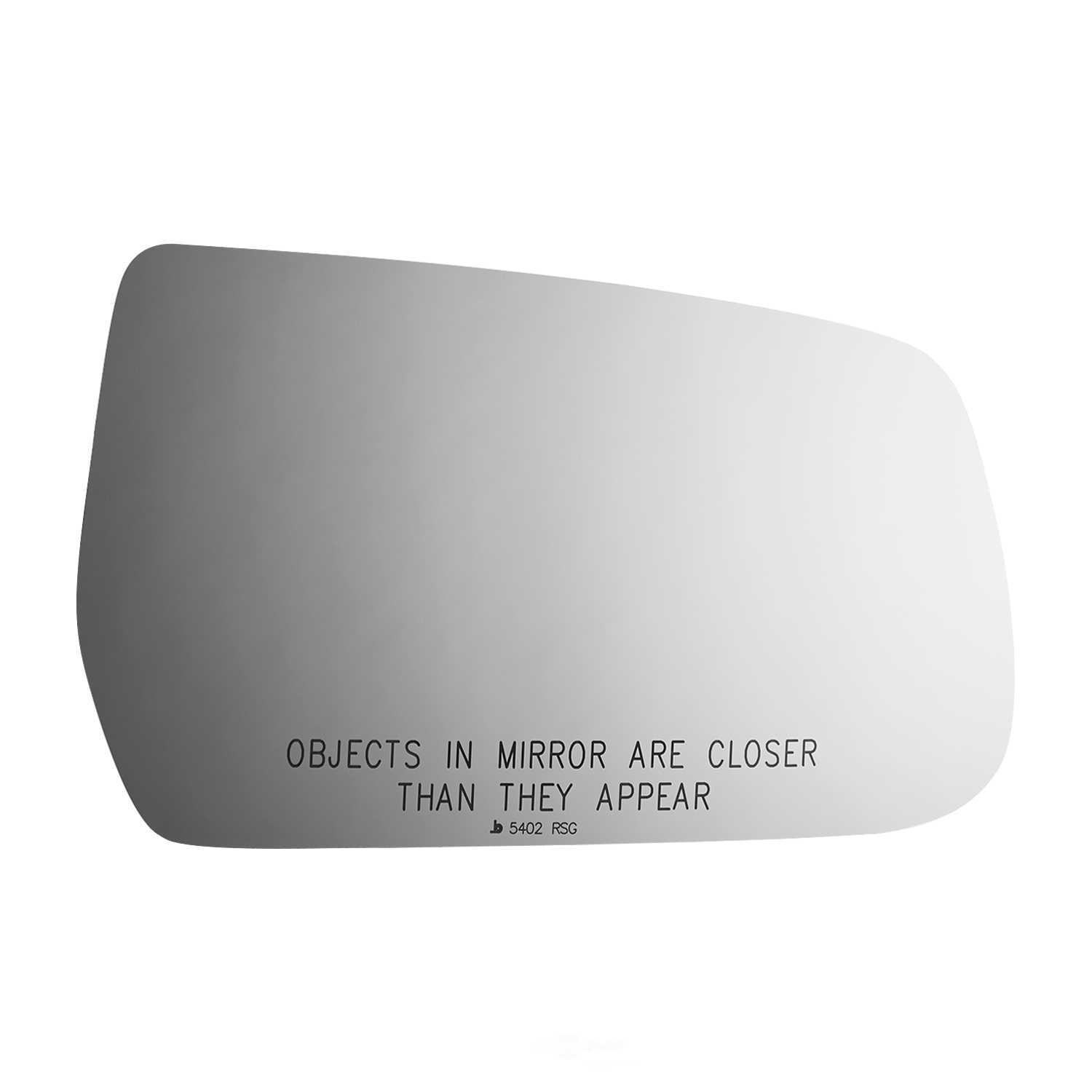 Burco Side View Mirror Replacement Glass with Motor Mount Plate - Clear Glass - 5402RSG