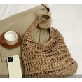 thumbnail image 6 of HLSOHJP Straw Beach Bag Women Hobo Bags Vintage Summer Beach Bag Basket Shoulder Bag Cute Purse Everything Tote Handbag Travel Bag, 6 of 7