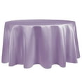 thumbnail image 1 of Ultimate Textile (5 Pack) Satin 102-Inch Round Tablecloth - for Wedding, Special Event or Banquet use, Lilac Light Purple, 1 of 4
