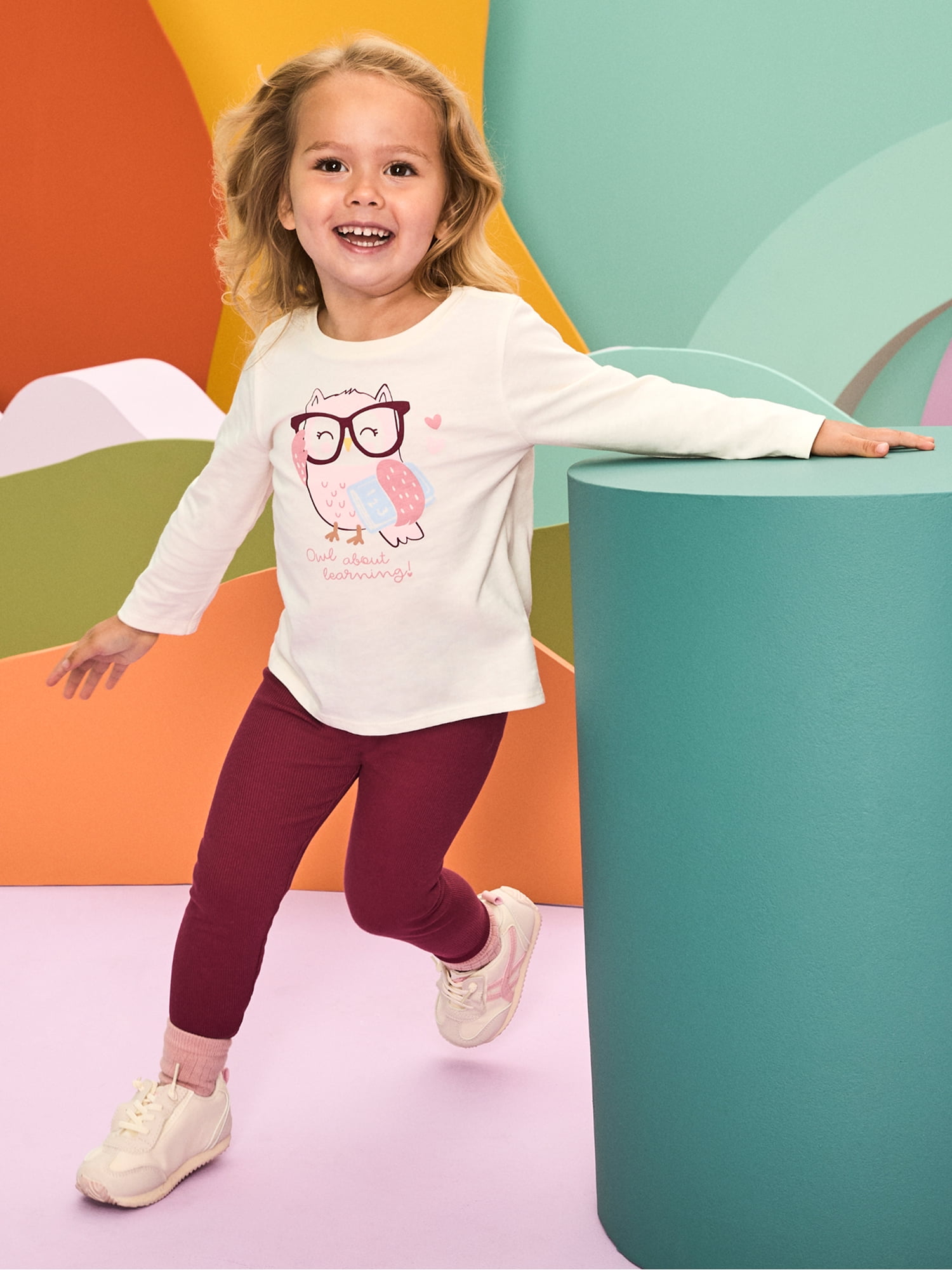 Garanimals Baby & Toddler Girls Leggings, Single & 3-Pack, Sizes 0-6T