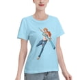 thumbnail image 2 of T-Shirt Basique à Manches Courtes pour Femme une Pièce Nami, 2 of 6