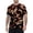#02Brown, variant on Men's Camo Print Quick Dry T‑Shirt Summer Crew Neck Short Sleeve Outdoor Fishing Fitness Sports Top Red M