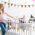 thumbnail image 4 of 5.2 Meter Triangle Flag Banner, 2 Pieces Triangle Flag Banner Flying Banner, Suitable for Party Decoration, Each 2.6 Meter Long (Rainbow Color), 4 of 4