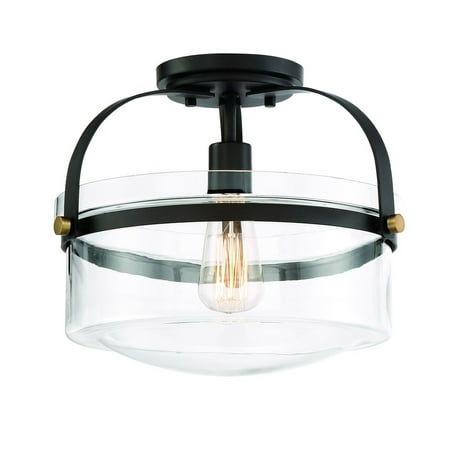 

90611-ORB-Designers Fountain-Jaxon - One Light Semi-Flush Mount