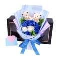 thumbnail image 2 of Ramo de flores de , adorno artístico perfumado, arreglo floral, regalos del Día de San Valentín para profesores de jardín, niños, miembros de , azul mayimx Ramo de Jabón de Flores, 2 of 9