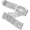 thumbnail image 1 of Glass Rhinestone Chain Sparkly Rhinestone Applique Wedding Bridal Costume Embellishment, 1 of 9