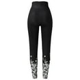 thumbnail image 4 of KDFJPTH Seamless Leggings Print High Waist Casual Ankle Slim-Leg Leggings, 4 of 5