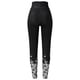 thumbnail image 4 of MKLEKYY Leggings de yoga para mujer, leggings deportivos de cintura alta, pantalones largos estampados, mallas de yoga, pantalones de entrenamiento elásticos, 4 of 4