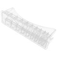 thumbnail image 2 of Hair Guide Comb Storage Organizer Clipper Guard Holder Transparent Rectangular Barbershop Use Protection 1Set, 2 of 5
