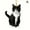 A, variant on QHUDLV Black Cat Christmas Ornament 2D Acrylic Hanging Xmas Decor