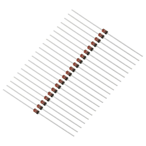 Uxcell Zener Diode 1W Zener Diode Assortment 10V DO-41 0.16 x 0.09inch (L x OD) 20Pack