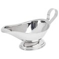 thumbnail image 1 of Stainless Steel Gravy Boat, Saucier With Ergonomic Handle Sauce Boat, 1 of 4