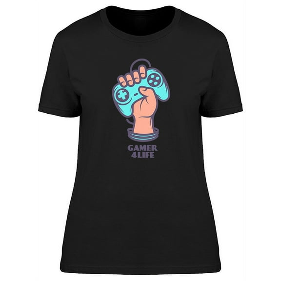 Gamer For Life T-Shirt Women -Image by Shutterstock, Female 3X-Large