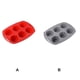 thumbnail image 5 of Naiovety Molde de silicona para pasteles de 6 cavidades, taza para magdalenas, herramienta para hornear, huevo de encaje, tarta, galleta, Herramientas y accesorios para hornear Rojo, 5 of 6