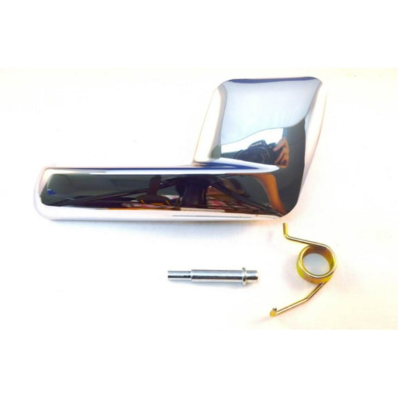 PT Auto Warehouse FO-2725M-RH - Inner Interior Inside Door Handle, Chrome - Passenger Side Fits select: 2005-2006 FORD EXPEDITION