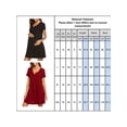thumbnail image 2 of Julyccc Robe de Grossesse à Boutons Col en V pour Allaitement, 2 of 3