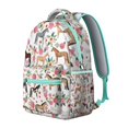 thumbnail image 2 of Wild Horse Print Backpack for School - Durable Waterproof Bookbag with Mustang & Stallion Design - Trendy Equestrian Backpack for Horse Lovers & Teens, 2 of 6