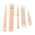 thumbnail image 1 of Knitting Tools, Wood Hand Loom Stick Set Scratch   for DIY for Beginners, 1 of 8