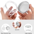 thumbnail image 4 of Uxcell 8 PCS Latas de Aluminio Huecas 5oz/150ml Latas Ambientadoras Recipientes con Tapas Huecas Tarros Redondos Muestra para Almacenamiento en Viajes Aéreos, 4 of 6