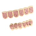 thumbnail image 2 of Parrillas chapadas en oro de 18 quilates Boca Teetch Grill Piedra de de imitación Accesorio de joyería de Pascua Rosado Zulema Parrillas chapadas en oro de 18 quilates, 2 of 8