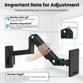 thumbnail image 6 of PUTORSEN Monitor Wall Mount Arm - Heavy Duty for Ultrawide Computer up to 49 inches and 44 lbs with Gas Spring, 6 of 8