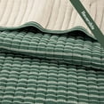 thumbnail image 5 of Mainstays Cotton-Rich T-Shirt Soft Jersey Quilt, King, Reversible, Green Stripe, 5 of 8