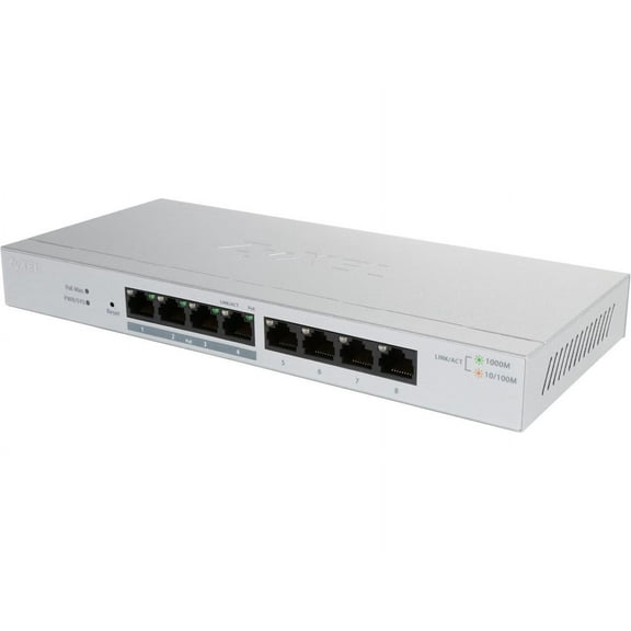 Zyxel 8-Port Gigabit Ethernet Web Managed PoE Switch