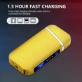 thumbnail image 4 of Encendedor de cigarrillos USB LED Power Display Encendedor con sensor táctil sin llama (Amarillo) Tmvgtek Libre de BPA, 4 of 6