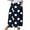 Blue, variant on Cavosen Womens Midi Skirts Elastic Waistband Polka Dots Print Casual Skirts Elegant Lightweight Flowy Fashion Calf Length Skirts with Pocket Work Loose Fall Winter Clothes Blue