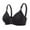 Black, variant on Pretty Comy Women's Plus Size Full Coverage Non Padded Comfort Cotton Wirefree Bra