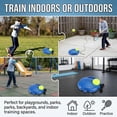 thumbnail image 5 of Tennis Trainer Rebounder Baseboard with String Ball, Solo Practice Equipment for Kids Adults, Portable Self Training Gear in Court, Beginner Workout Gifts, Single Player Exercise, 5 of 8