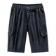 thumbnail image 1 of pstuiky Hombres bajos, Pantalones cortos deportivos de moda para hombre, multibolsillos, informales, de verano, con cintura elástica Pantalones cortos de entrenamiento, 1 of 6