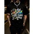 thumbnail image 3 of Interesting T-Shirts, Men's Summer Clothing, Black And White T-Shirts For All Four Seasons, 3 of 11