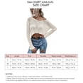 thumbnail image 5 of Jersey de punto fino para mujer, camisa de punto con cuello en V, camisa de punto con cuello en V, suéter mejor en su clase, 5 of 5