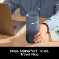 thumbnail image 2 of Taza de viaje Ninja Sip Perfect, 350 ml, acero inoxidable, azul marino, 2 of 7