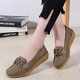 thumbnail image 1 of Zapatos planos, mocasines y zapatos para mujer de primavera - Zapatos planos de cuero genuino para mujer, 1 of 4