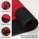 thumbnail image 2 of Alfombra KOZYFLY Buffalo Plaid 70x110 cm de algodón rojo y negro, 2 of 8