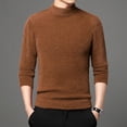 thumbnail image 4 of cfhntfmh Mens Pullover Sweaters Wool Slim Long Sleeve Knitted Sweaters Fall Winter Warm Mock Neck Thermal Shirts, 4 of 4