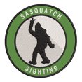 thumbnail image 1 of Sasquatch Sighting 3.5" Iron On Or Sew On Embroidered Fabric Badge Patch Unexplained Mysteries Iconic Series, 1 of 2