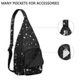 thumbnail image 2 of Steampunk Cosmic Sling Backpack - Vintage Astronomical Map Print, Fashionable Crossbody Bag for Students & Office Workers, 2 of 4