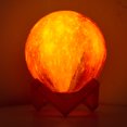 thumbnail image 2 of Lámpara de luna creativa Lámpara estrellada impresa en 3D Luz nocturna LED Control táctil d Carevas Lámpara de mesa, 2 of 7