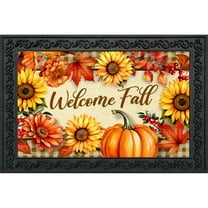 Briarwood Lane Welcome Fall Flowers Doormat