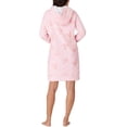 thumbnail image 4 of Disney Womens Minnie Mouse Fleece Hooded Lounger,Pink,XS, 4 of 4